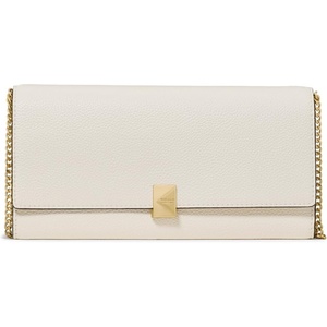 image:imagekate spade new york Deco Pebbled Leather Wallet On ChainCashew Milk
