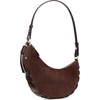 image:imagekate spade new york Duo Pebbled Leather Mini Shoulder BagHot Fudge Dot Suede