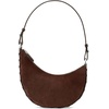 image:imagekate spade new york Duo Pebbled Leather Mini Shoulder BagHot Fudge Dot Suede
