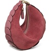 image:imagekate spade new york Duo Pebbled Leather Mini Shoulder BagPomegranate Dot Suede