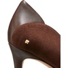 image:imagekate spade new york Womens Daphne Smooth Leather PumpHot Fudge Suede