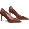 image:imagekate spade new york Womens Daphne Smooth Leather PumpHot Fudge Suede