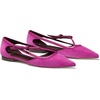 image:imagekate spade new york Womens Loop Glazed Leather FlatBeet Suede