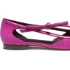 image:imagekate spade new york Womens Loop Glazed Leather FlatBeet Suede