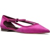 image:imagekate spade new york Womens Loop Glazed Leather FlatBeet Suede