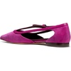 image:imagekate spade new york Womens Loop Glazed Leather FlatBeet Suede