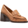 image:imagekate spade new york Womens Penni Leather Heeled LoaferBungalow Suede