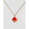 image:imagekate spade new york womens Everyday Spade Pave Mini PendantHot Cinnamon