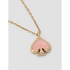 image:imagekate spade new york womens Everyday Spade Pave Mini PendantPink Enamel