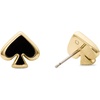 image:imagekate spade new york womens Everyday Spade StudsBlack Enamel