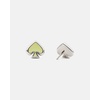 image:imagekate spade new york womens Everyday Spade StudsBosc PearSilver Enamel