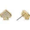 image:imagekate spade new york womens Everyday Spade StudsClearGold Pave