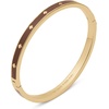 image:imagekate spade new york womens Spot The Spade Thin Enamel Hinged BangleChocolate Truffle