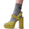 image:imagekate spade new york womens Sylvie Suede Platform SandalLight Laurel Leaf