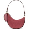 Pomegranate Dot Suede