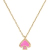 image:imagekate spade new york womens Everyday Spade Pave Mini PendantCandied Plum