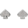 Clear/Silver Pave
