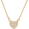Gold Heart Pave