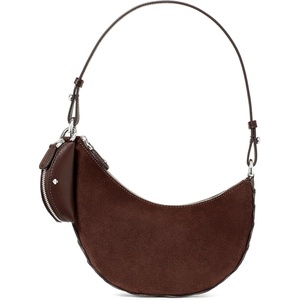 image:imagekate spade new york Duo Pebbled Leather Mini Shoulder BagHot Fudge Dot Suede