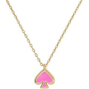 image:imagekate spade new york womens Everyday Spade Pave Mini PendantCandied Plum