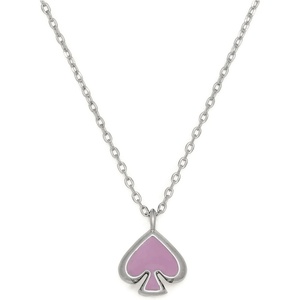 image:imagekate spade new york womens Everyday Spade Pave Mini PendantLavender Frost