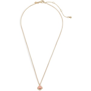image:imagekate spade new york womens Everyday Spade Pave Mini PendantPink Enamel