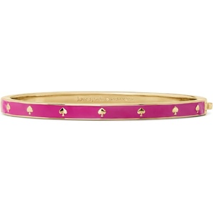 image:imagekate spade new york womens Spot The Spade Thin Enamel Hinged BangleCandied Plum