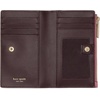 image:imagekate spade new york Deco Colorblocked Pebbled Leather Bifold WalletPomegranate