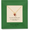 image:imagekate spade new york Gifting PendantRed Berry Happy