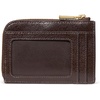 image:imagekate spade new york Mini Zip Card Case Suede Mini Zip Card CaseCrinkled Hot Fudge