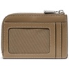image:imagekate spade new york Mini Zip Card Case Suede Mini Zip Card CaseDriftwood Smooth Leather