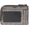 image:imagekate spade new york Mini Zip Card Case Suede Mini Zip Card CaseHot Fudge Metallic Dot Suede