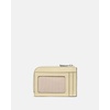 image:imagekate spade new york Mini Zip Card Case Suede Mini Zip Card CaseLemon Fondant Banana