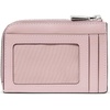 image:imagekate spade new york Mini Zip Card Case Suede Mini Zip Card CaseSmokey Petal Smooth Leather