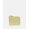 image:imagekate spade new york Mini Zip Card Case Suede Mini Zip Card CaseSnake Embossed Pale Citron