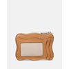 image:imagekate spade new york Mini Zip Card Case Suede Mini Zip Card CaseWavy Garden Soil