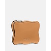 image:imagekate spade new york Mini Zip Card Case Suede Mini Zip Card CaseWavy Garden Soil