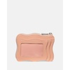 image:imagekate spade new york Mini Zip Card Case Suede Mini Zip Card CaseWavy Light Cantaloupe