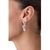image:imagekate spade new york Opulence Pave Drop HuggiesClearSilver