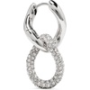 image:imagekate spade new york Opulence Pave Drop HuggiesClearSilver