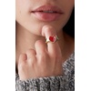image:imagekate spade new york womens Heart and Spade Signet RingRed