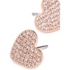 image:imagekate spade new york womens Mini StudsClearRose Gold Heart