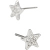 image:imagekate spade new york womens Mini StudsClearSilver Pave Star