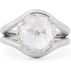 image:imagekate spade new york womens Rose Cut Signet RingClearSilver
