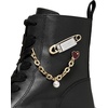image:imagekate spade new york womens Sam Icon Smooth Leather Combat BootBlack