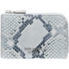 Snake Embossed Pale Sapphirine