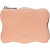 image:imagekate spade new york Mini Zip Card Case Suede Mini Zip Card CaseWavy Light Cantaloupe