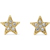 Clear/Gold Pave Star