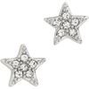 Clear/Silver Pave Star