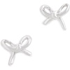 Silver Girlie Pearlie Bow